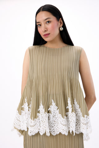 Nerina Set - Oyster Olive