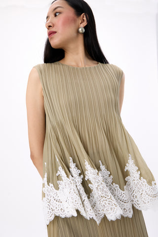Nerina Set - Oyster Olive