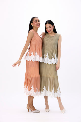Nerina Set - Oyster Olive