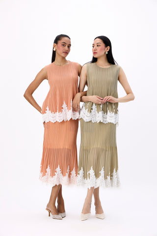 Nerina Set - Oyster Olive