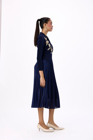 Lillian Wrap Dress - Navy