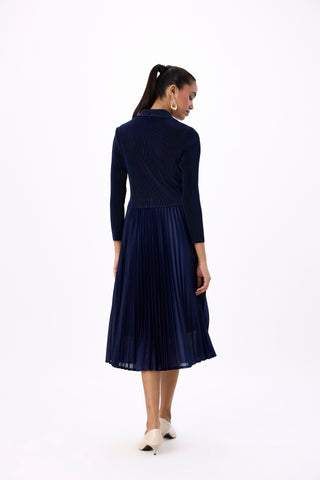 Lillian Wrap Dress - Navy