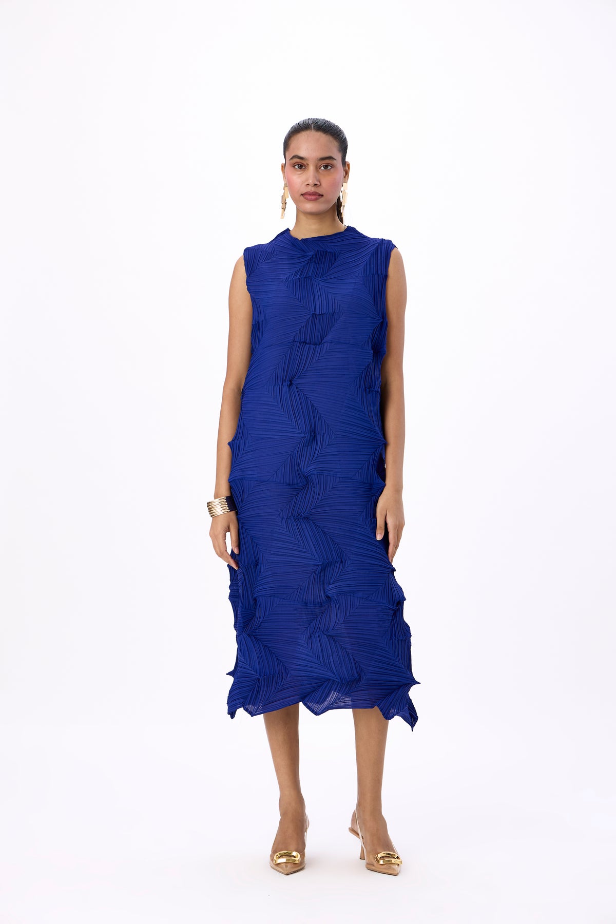 Mona 3D Dress - Deep Blue