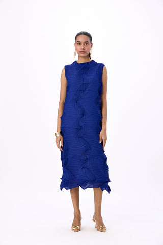 Mona 3D Dress - Deep Blue