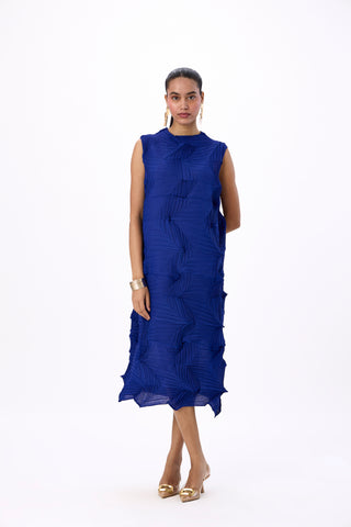 Mona 3D Dress - Deep Blue