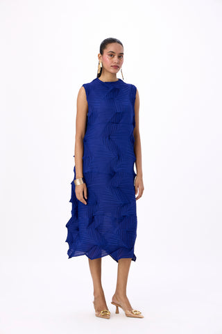 Mona 3D Dress - Deep Blue