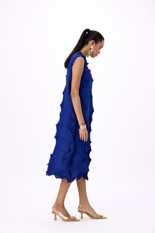 Mona 3D Dress - Deep Blue
