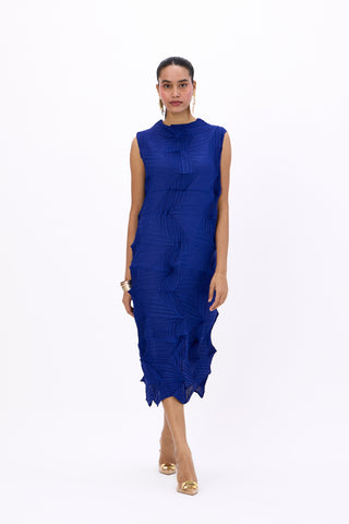 Mona 3D Dress - Deep Blue