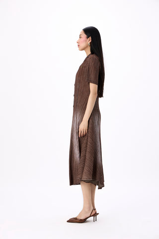 Levy Denim Shirt Dress - Coffee
