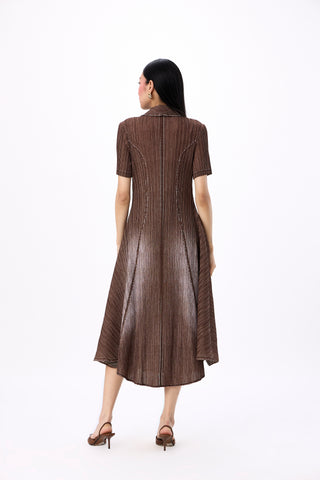 Levy Denim Shirt Dress - Coffee