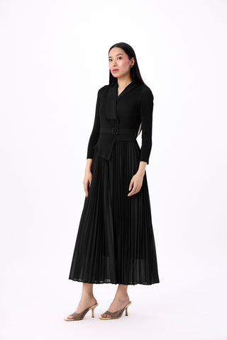 Abigail Wrap Dress - Black