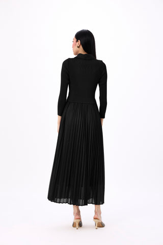 Abigail Wrap Dress - Black