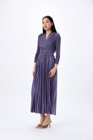 Abigail Wrap Dress - Purple