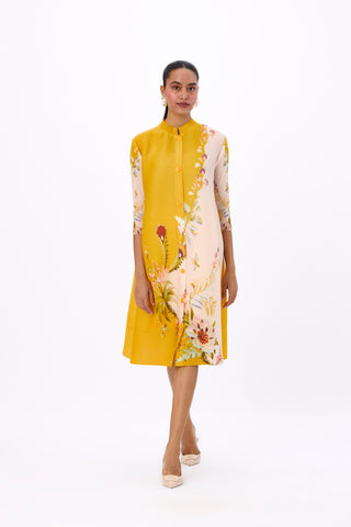 Rory Print Dress - Yellow
