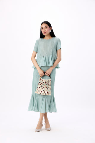 Briana Skirt Set - Mint