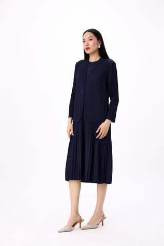Irene 2 Piece jacket Dress - Navy
