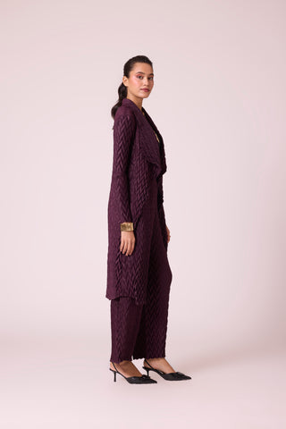 Carina Overlay Set - Dark Wine