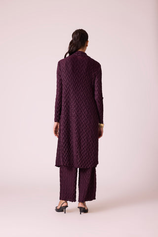 Carina Overlay Set - Dark Wine