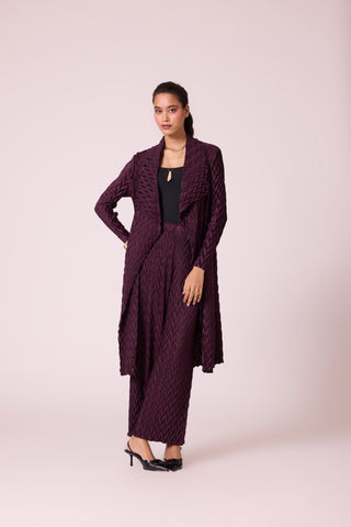 Carina Overlay Set - Dark Wine