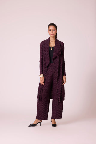 Carina Overlay Set - Dark Wine