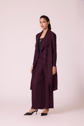 Carina Overlay Set - Dark Wine