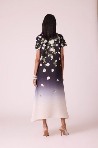 Jenna Print Dress - Black