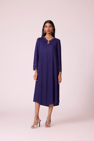 Theona Dress - Deep Purple