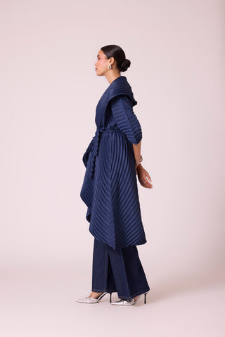 Octavia Overlay - Lapis Blue