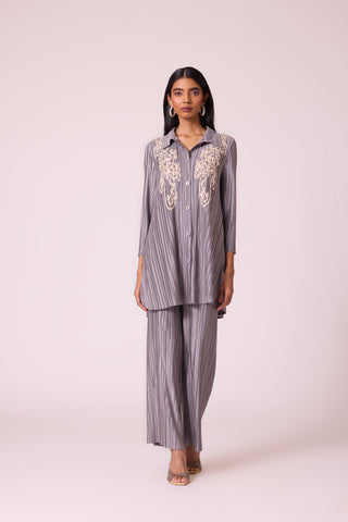 Agatha Tunic Set - Grey