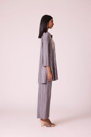 Agatha Tunic Set - Grey