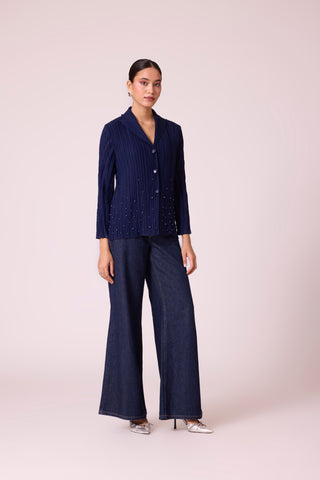 Augusta Top - Navy Blue