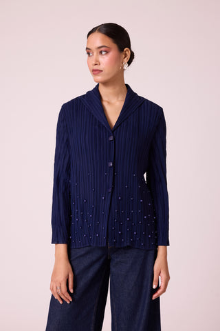 Augusta Top - Navy Blue