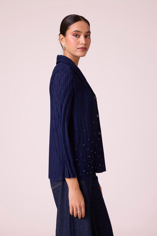 Augusta Top - Navy Blue