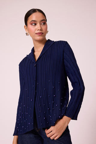 Augusta Top - Navy Blue