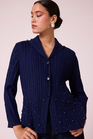 Augusta Top - Navy Blue