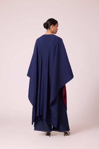 Kayla Overlay Set - Navy + Burgundy