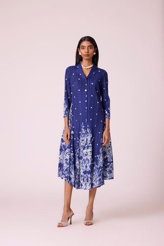 Camille Dress - Dark Blue