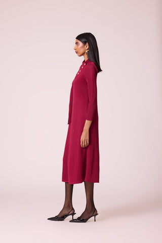 Avery Dress - Crimson Red