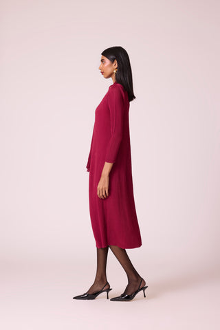 Avery Dress - Crimson Red