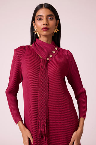 Avery Dress - Crimson Red