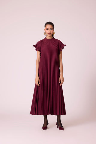 Celeste Dress - Burgundy