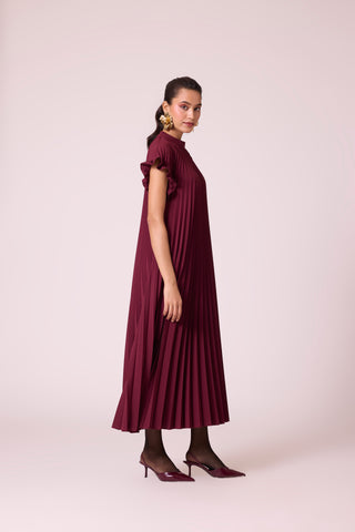 Celeste Dress - Burgundy