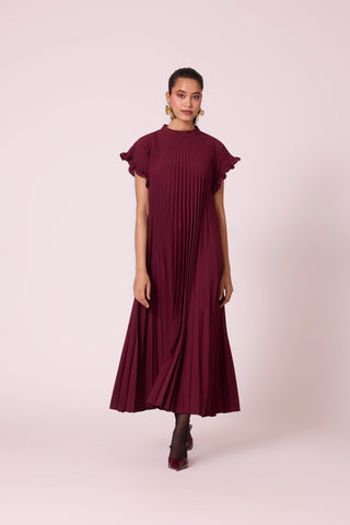 Celeste Dress - Burgundy