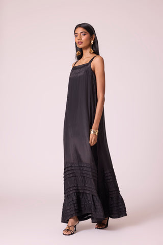 Stella Organza Dress - Black