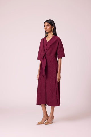 Mia Dress - Burgundy