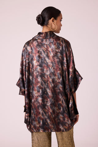 Jasmine Top - Metallic Black