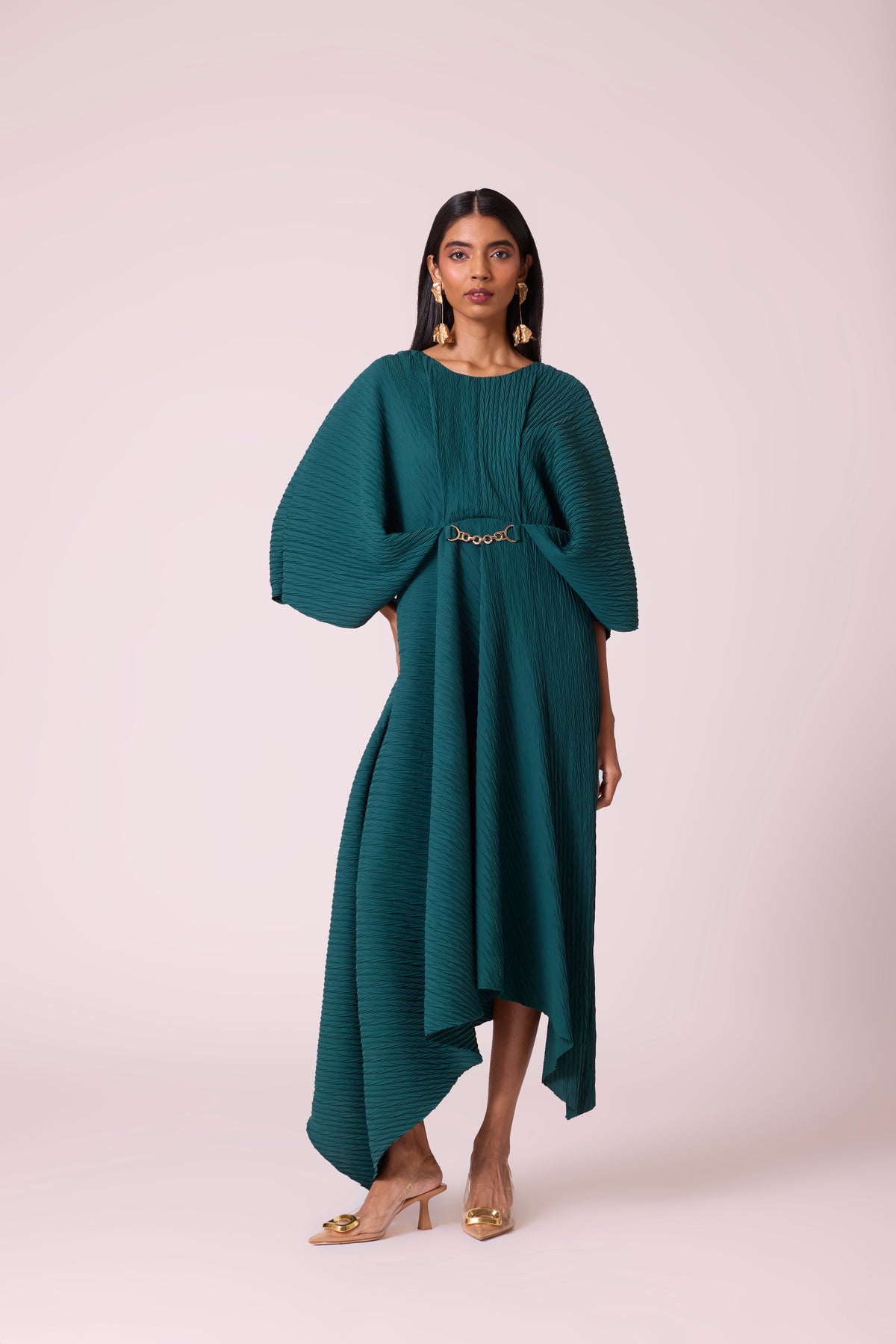Lizzie Dress - Pine Green