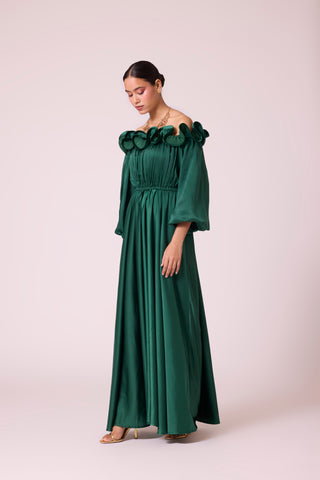 Madeline Dress - Emerald Green