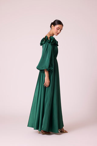 Madeline Dress - Emerald Green