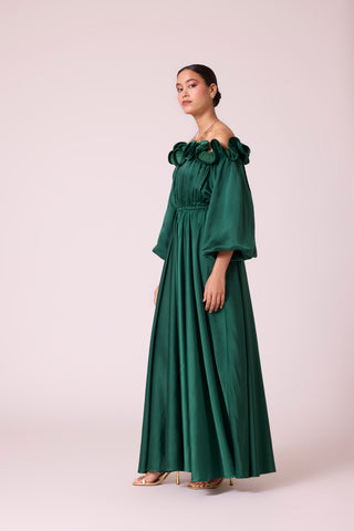 Madeline Dress - Emerald Green